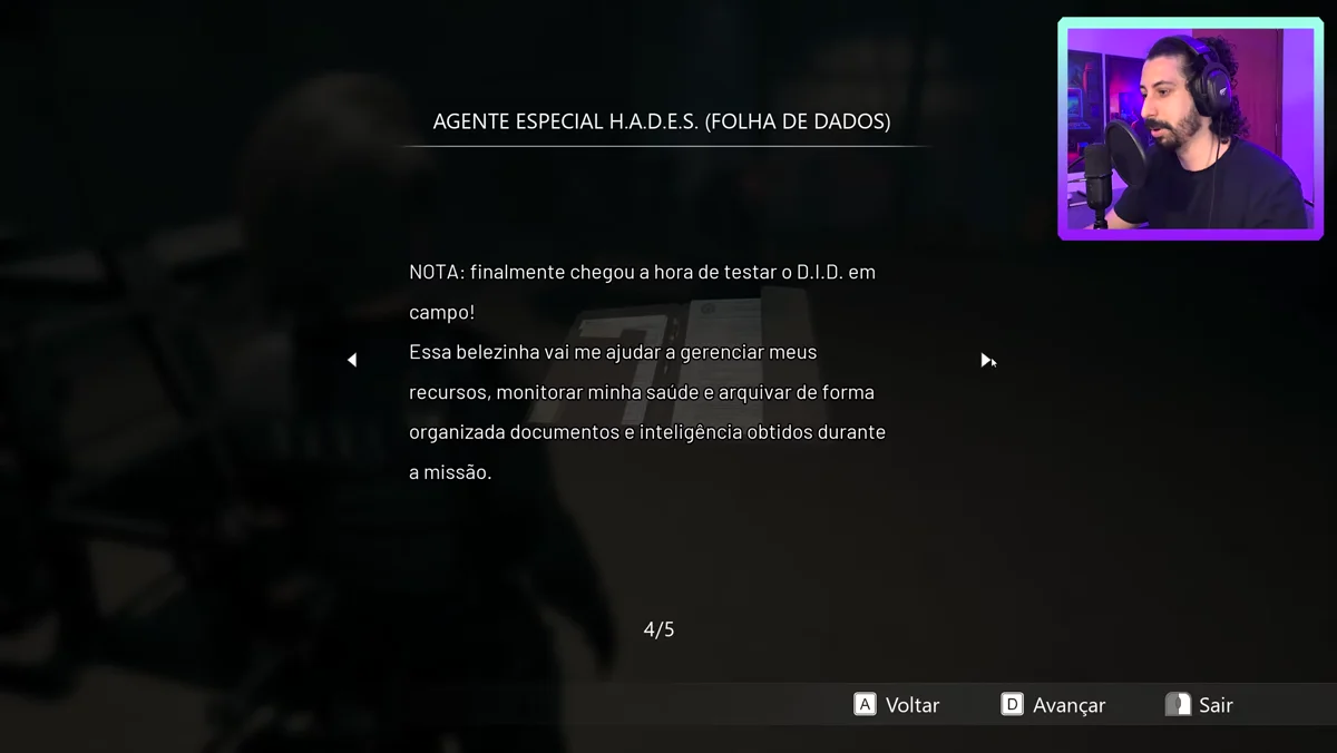Tela apresenta o dispositivo de scanner usado na missão