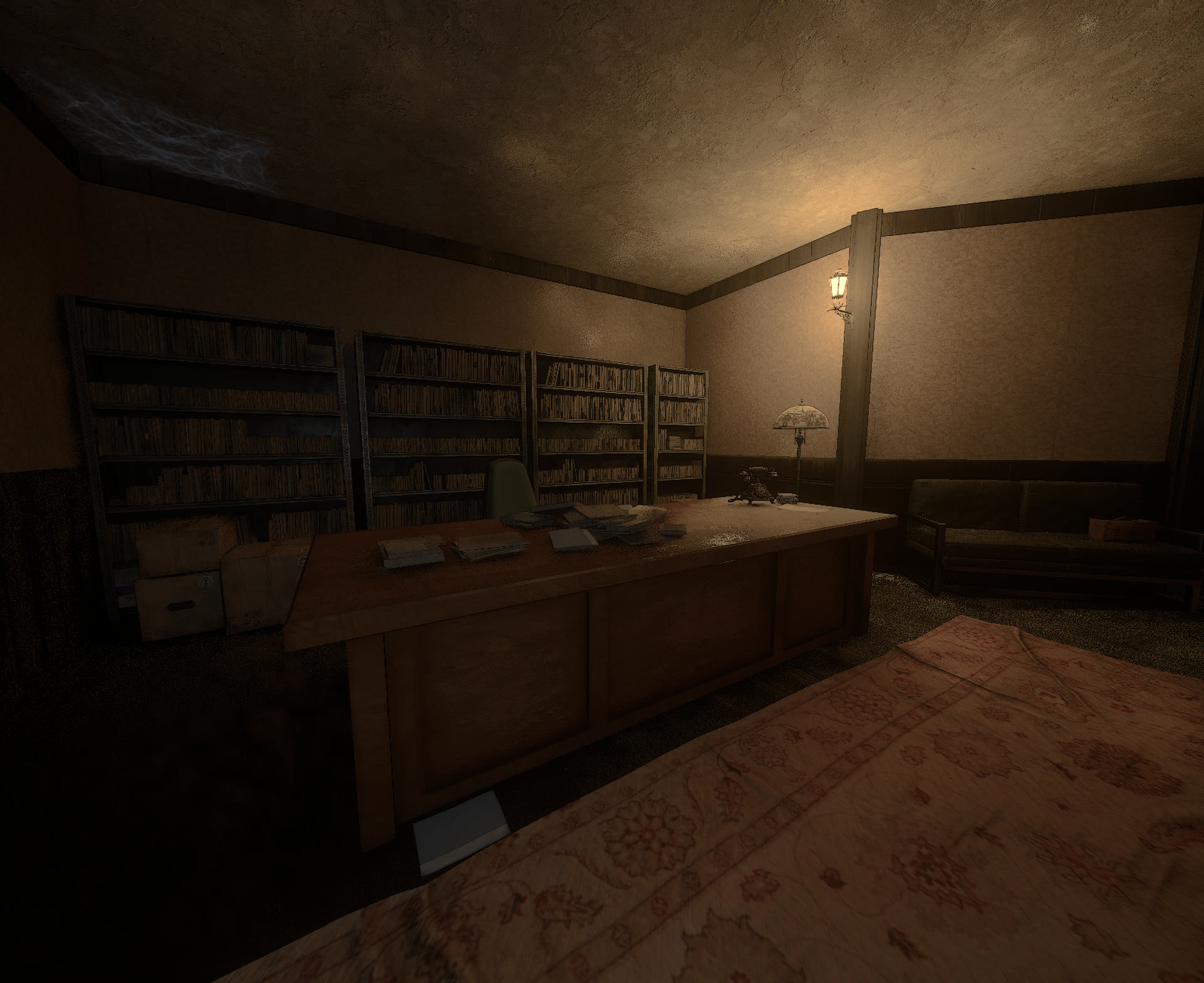 Library and archive room