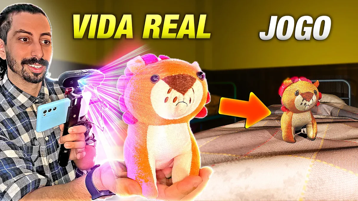 Fotogrametria com scanner 3D leva objetos reais à Unreal Engine 5