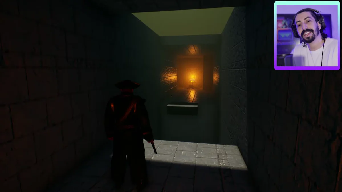Protótipo de jogo pirata criado na Unreal Engine 5 com assets gratuitos