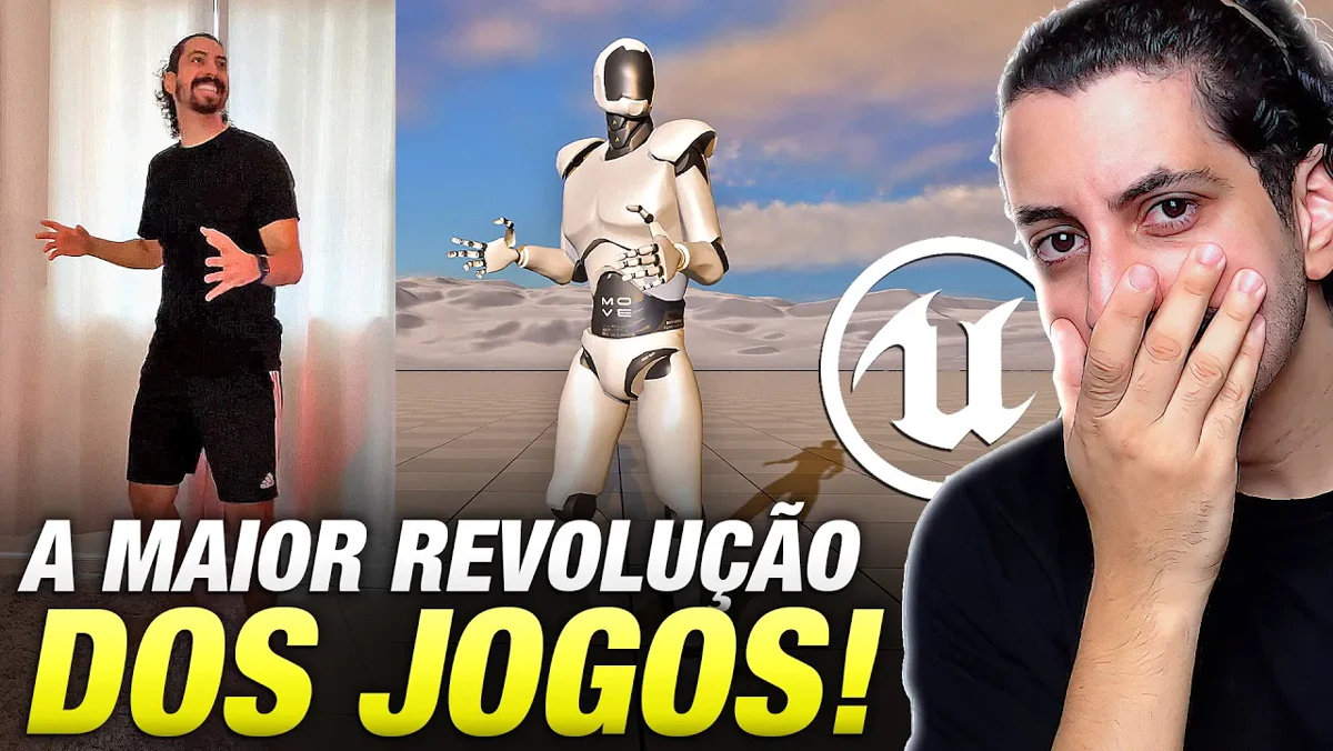 Motion capture com celular amplia animações na Unreal Engine 5