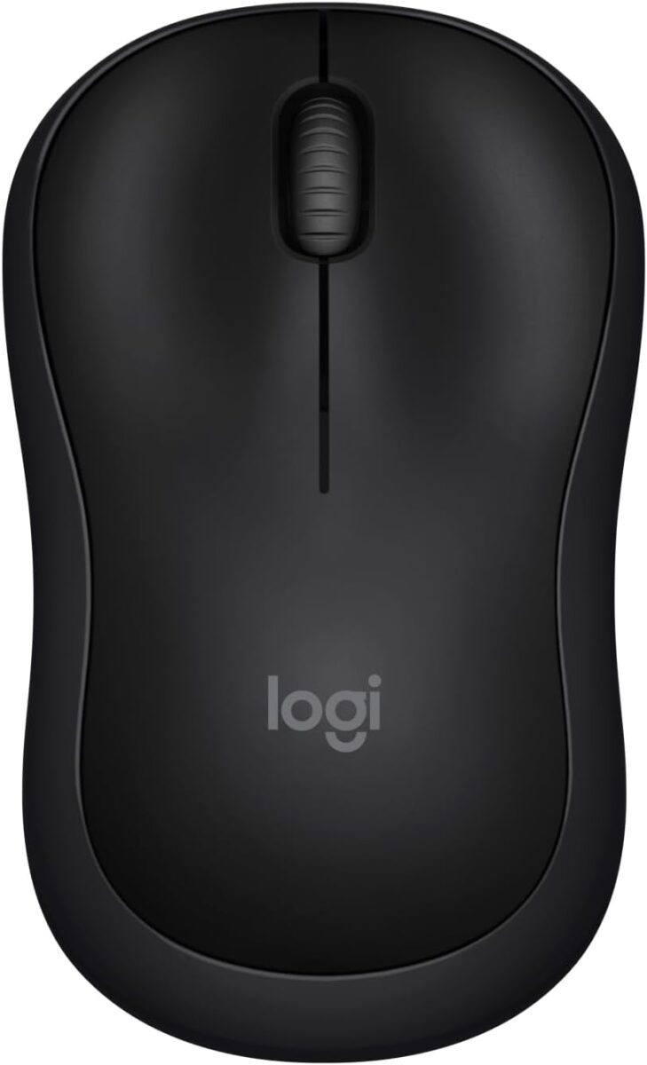 Mouse Sem Fio Logitech M240 com Conexao Bluetooth, Clique Silencioso, Design Ambidestro Compacto, Bateria de 18 Meses, Compativel com Windows, macOS, ChromeOS – Preto