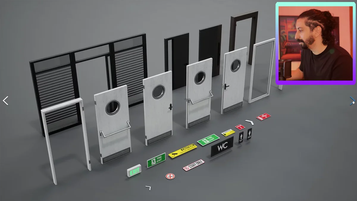 Objetos otimizados com estética de jogos clássicos na Unreal Engine
