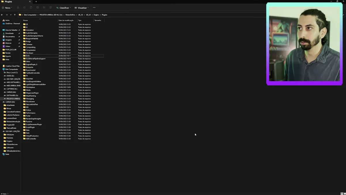 Configuração do plugin DLSS na Unreal Engine 5