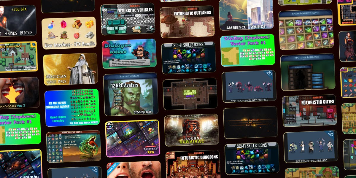 The Complete RPG Creator Bundle – 2D, GUI & Audio Assets