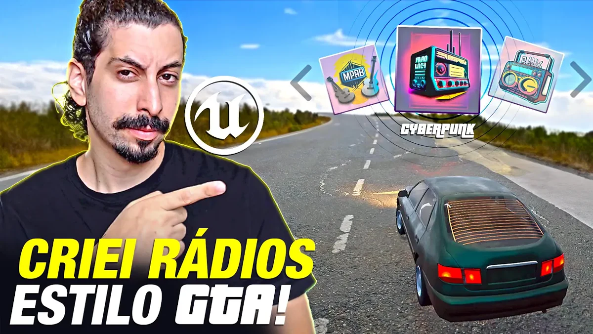Como criar uma rádio estilo GTA na Unreal Engine 5