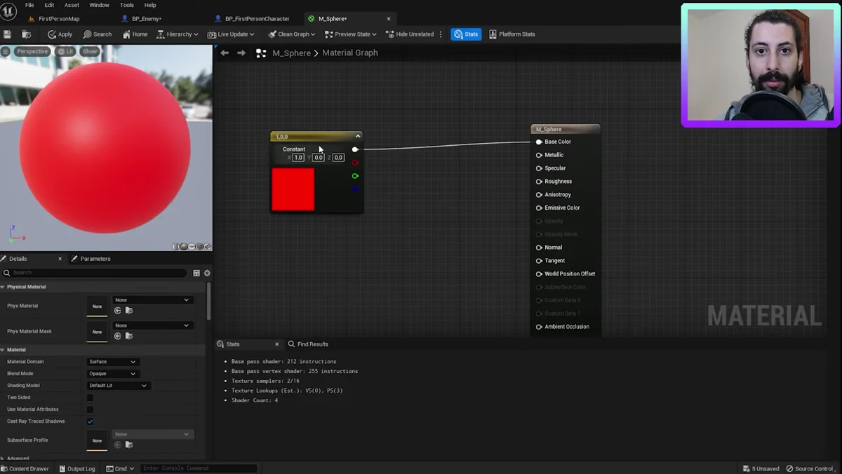 Projeto simples de jogo criado no Unreal Engine 5
