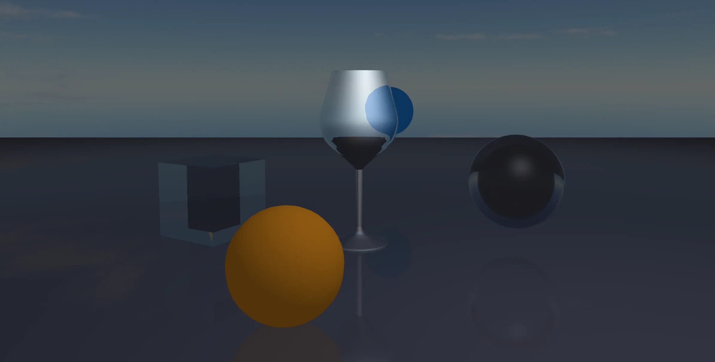 Glass reflections in Defold Glass by Paweł Jarosz