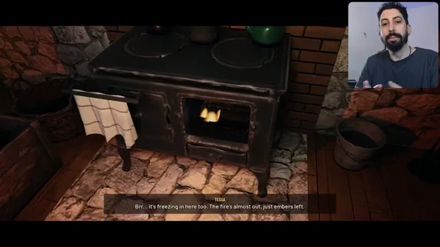 Cena do projeto Something Went Wrong com ambiente de jogo e elementos de sobrevivência