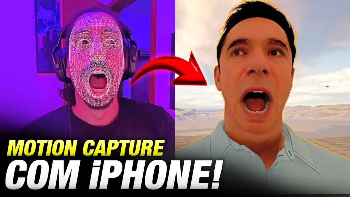 Captura facial com iPhone e MetaHuman na Unreal Engine 5