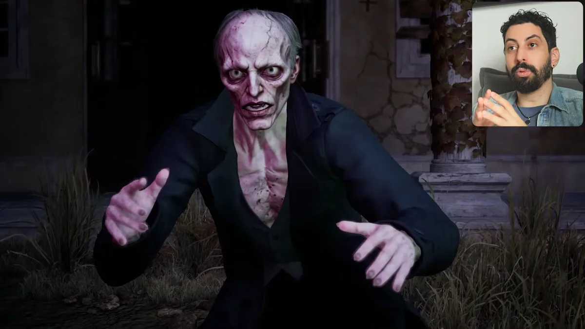Personagem em cena de demonstração na Unreal Engine